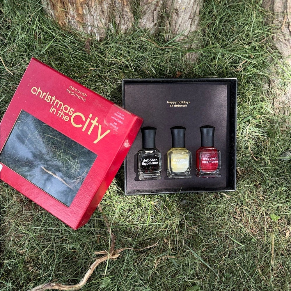 Deborah Lippmann Christmas in the City Nail Lacquer Trio Gift Set Nordstrom excl